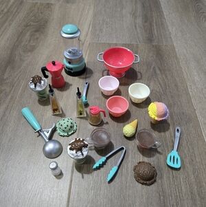 Our Generation 18" Dolls Baking And Cooking Mixed Lot Of 22 Assessories